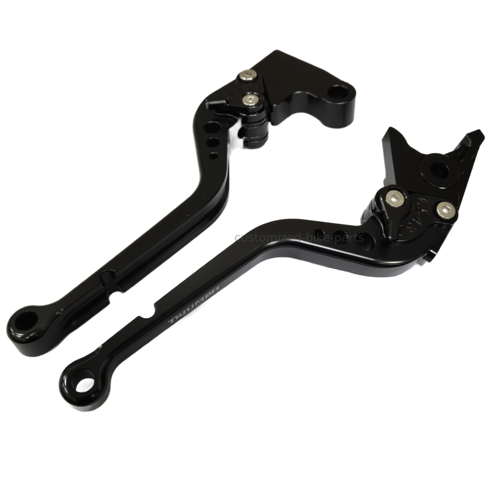 Long Black Clutch & Brake Levers for Triumph DAYTONA 955i 2004-2006