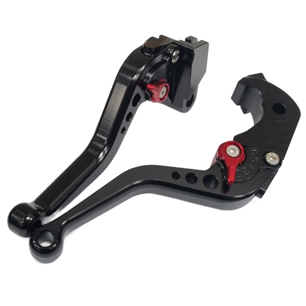 Short Black Adjustable Brake & Clutch Lever Set Kawasaki Z1000 / R 2017-2019