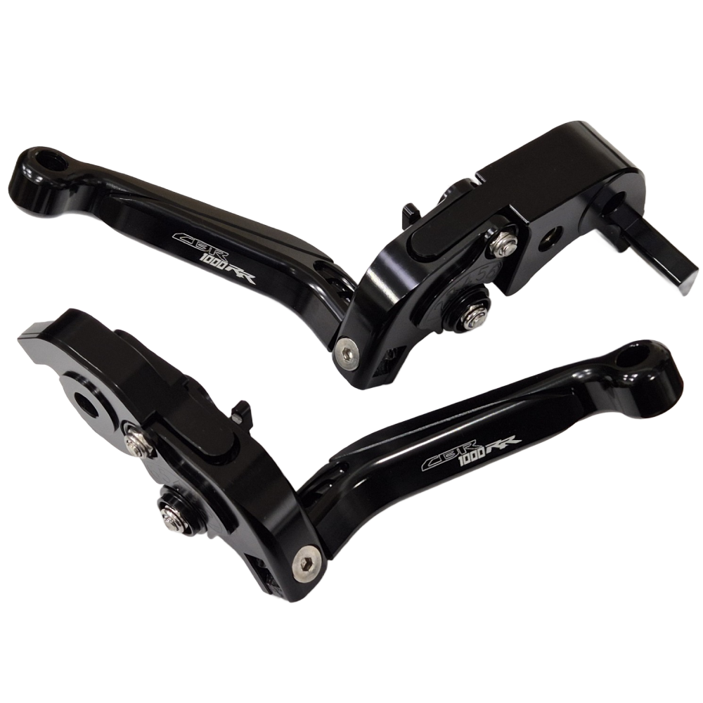 Black Adjustable Brake & Clutch Levers - Honda CBR1000RR / Fireblade 2004-2007