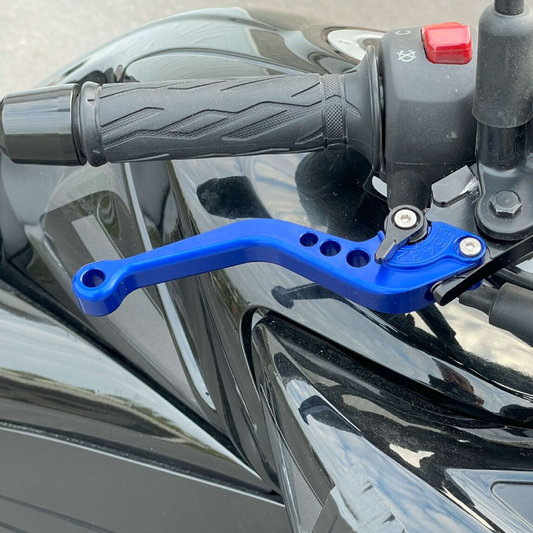 Short Blue Clutch & Brake Levers For Suzuki GSX-S 125 2020-2023