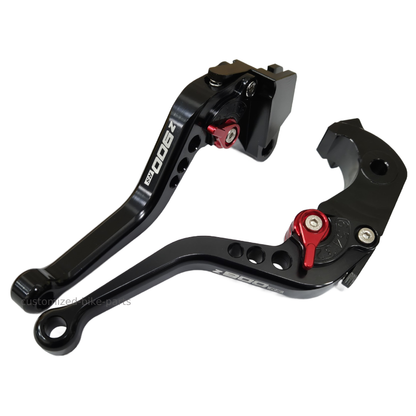 Short Black Adjustable Brake & Clutch Levers - Kawasaki Z900RS 2017-2024