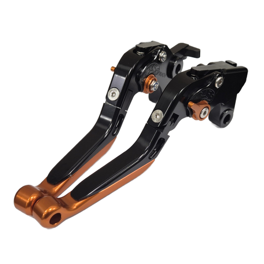 KTM 890 R/S Adventure 2020-2024 Adjustable Clutch Brake Lever Set Black / Orange