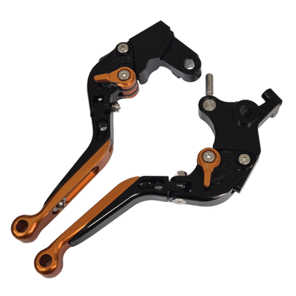 KTM 890 R/S Adventure 2020-2024 Adjustable Clutch Brake Lever Set Black / Orange