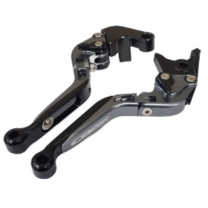 Honda CB650R Neo 2018-2024 | Adjustable Clutch Brake Lever Set Grey/Black