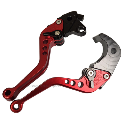 Short Red Clutch & Brake Levers For Honda CB1000R 2008-2016