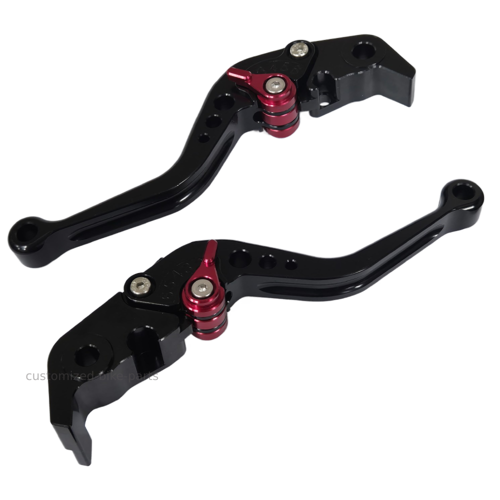 Short Black Adjustable Brake & Clutch Lever Set 1290 Super Duke R / GT 2014-2024