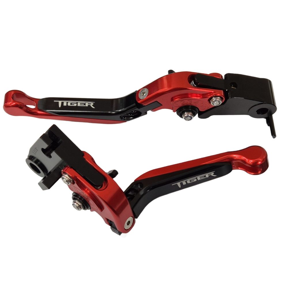 Triumph Tiger 900 rally Pro 2020-2024 | Red / Black Clutch & Brake Levers Set