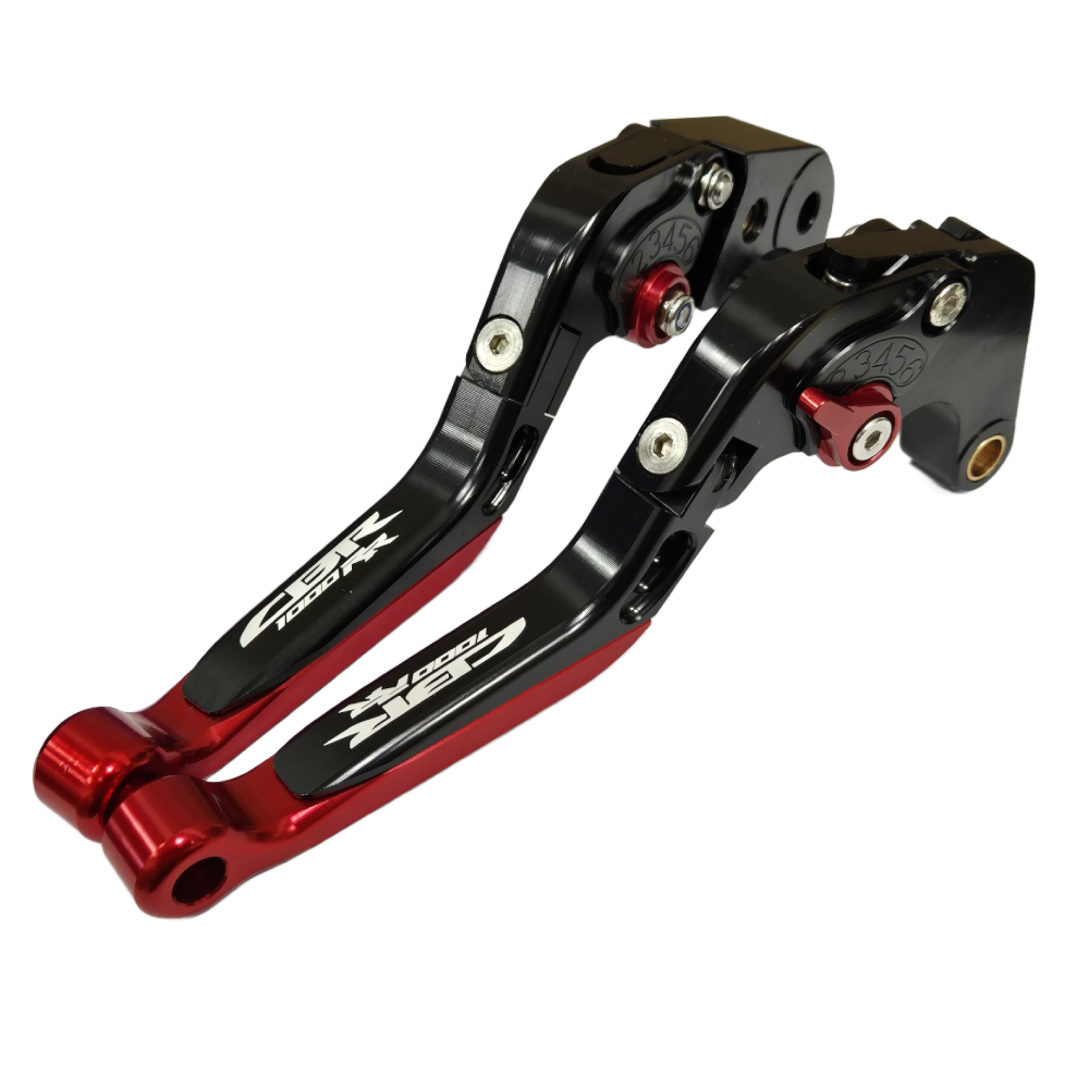 Red Adjustable Brake & Clutch Levers - Honda CBR1000RR / Fireblade / SP 08-22