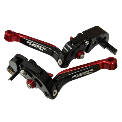 Red Adjustable Brake & Clutch Levers - Honda CBR1000RR / Fireblade / SP 08-22