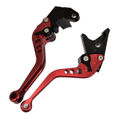 Short Red Clutch & Brake Levers - Suzuki GSR 400 / 600 | GSR 750 All Years