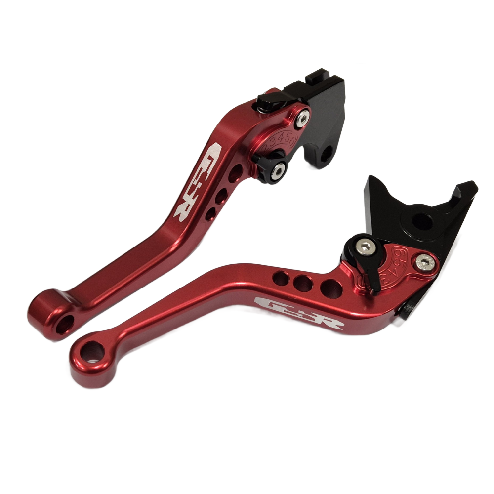 Short Red Clutch & Brake Levers - Suzuki GSR 400 / 600 | GSR 750 All Years