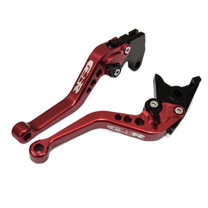 Short Red Clutch & Brake Levers - Suzuki GSR 400 / 600 | GSR 750 All Years