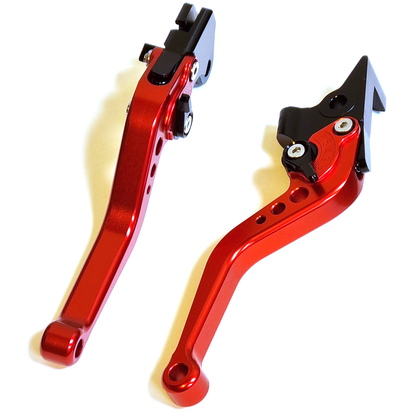 Short Red Clutch & Brake Levers For Lexmoto LXR 125 Euro 5 SY125-10-E5