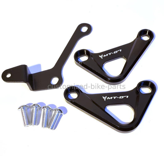 Rear Footpeg Footpeg Rest Blanking Plates For Yamaha MT-07 / FZ-07 2014-2020