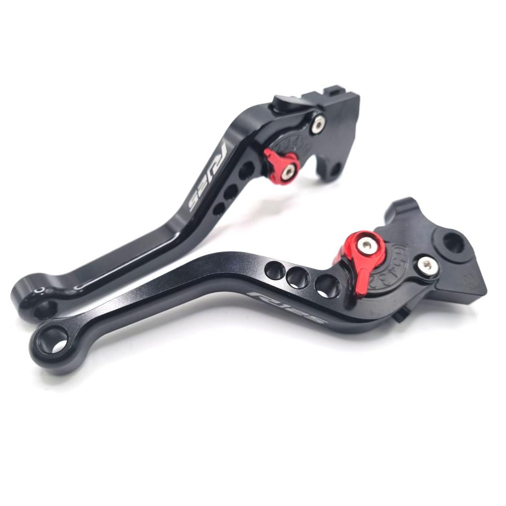 Short Black Adjustable Clutch & Brake Lever Set For Yamaha YZF-R125 2008-2011