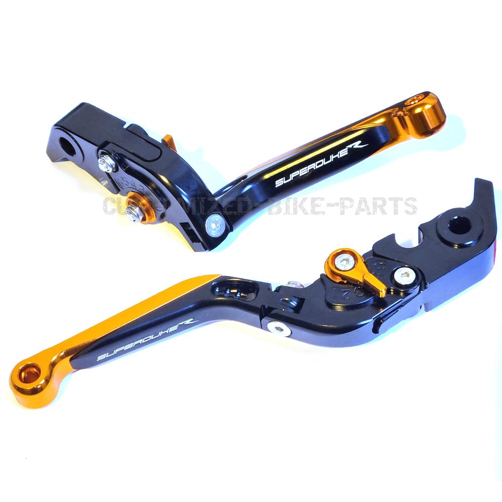 KTM 1290 Superduke R 2014-2024 | Adjustable Clutch Brake Lever Set Black/Orange