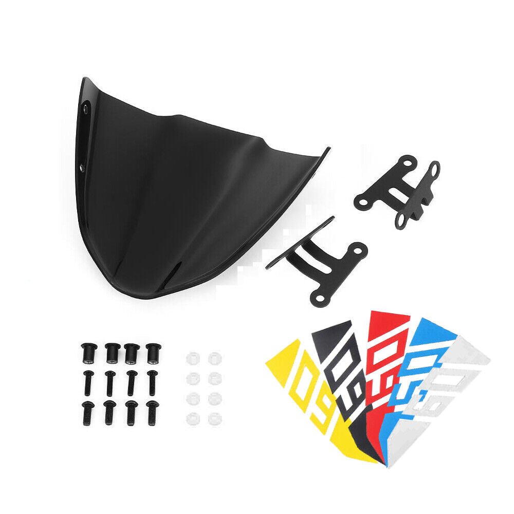 Motorcycle Smoked Small Windscreen Windshield Screen - Yamaha MT-09 FZ09 17-20