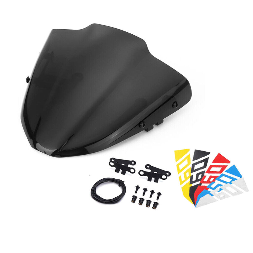 Motorcycle Smoked Small Windscreen Windshield Screen - Yamaha MT-09 FZ09 17-20