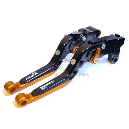 KTM 790 Duke 2018-2024 | Adjustable Clutch Brake Lever Set Black/Orange