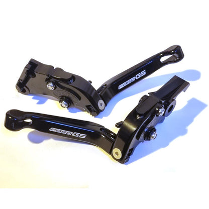 Black/Black Adjustable Clutch Brake Lever Set - BMW F850GS F 850 GS 2018-2023