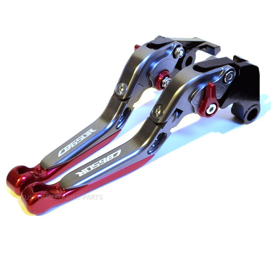 Honda CB650R Neo 2018-2024 | Adjustable Clutch Brake Lever Set Red/Grey