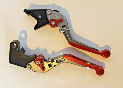 Honda CB650R Neo 2018-2024 | Adjustable Clutch Brake Lever Set Red/Grey