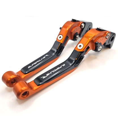 KTM 1290 Superduke R 2014-2024 | Adjustable Clutch Brake Lever Set Orange/Black