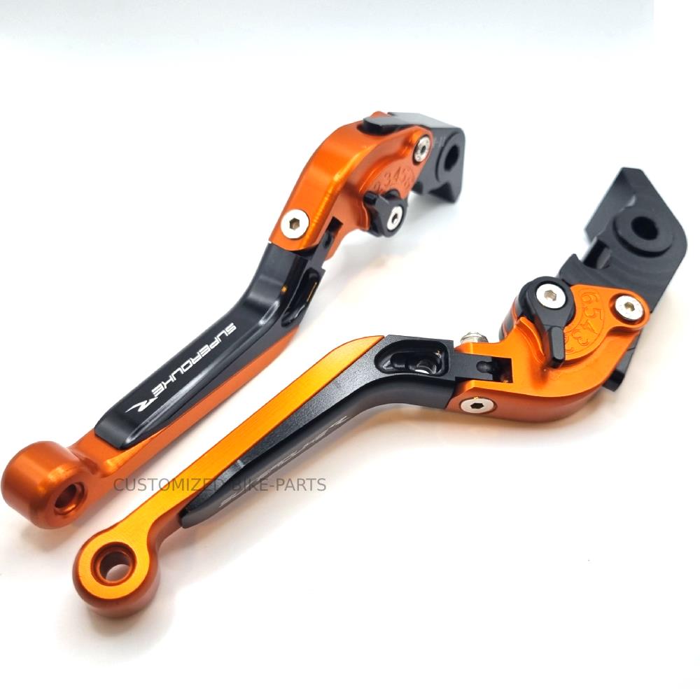 KTM 1290 Superduke R 2014-2024 | Adjustable Clutch Brake Lever Set Orange/Black