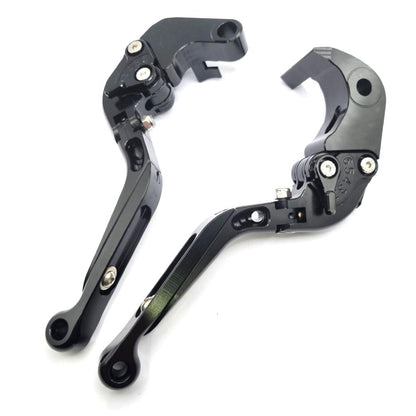 CNC Suzuki GSX-S1000 / F 15-20 Adjustable Clutch Brake Lever Set - Black/Black