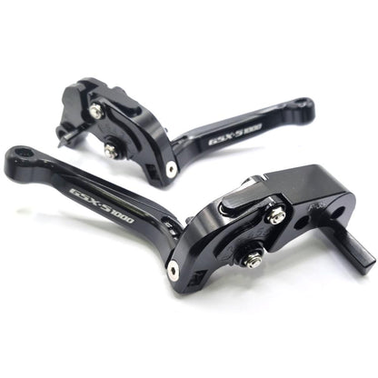 CNC Suzuki GSX-S1000 / F 15-20 Adjustable Clutch Brake Lever Set - Black/Black