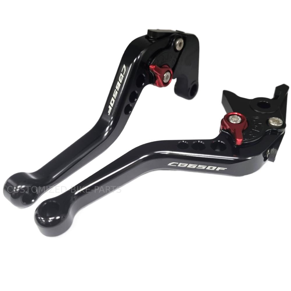 Honda CB650F CB 650 F 2017-2023 Short Clutch Brake Lever Set - Black