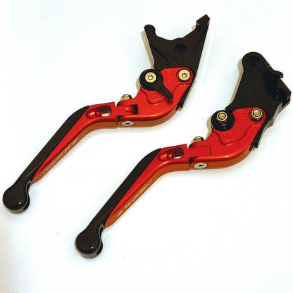 BMW F900XR 2020-2024 Adjustable Extendable Brake Clutch Levers Set - Black/red