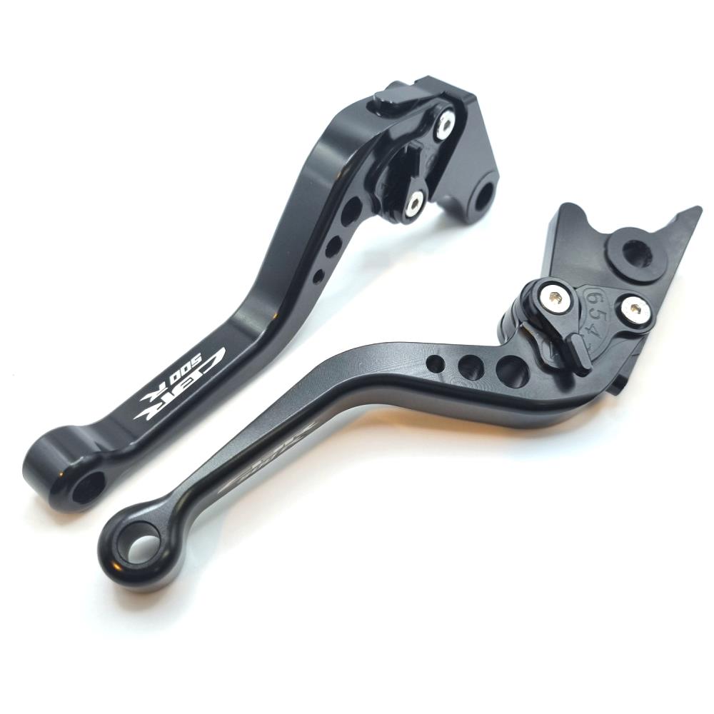 Honda CBR 500 R 2013-2021 Adjustable Short Clutch Brake Lever Set - Black