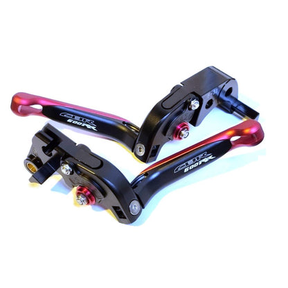 Honda CBR 600 RR 2007-2023 | Adjustable Clutch Brake Lever Set Black/Red