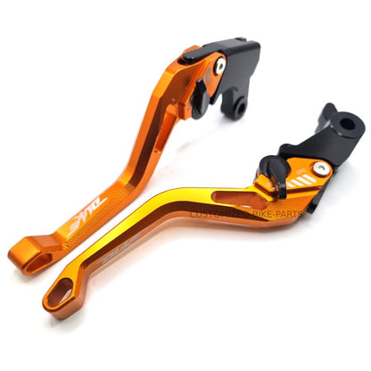 KTM 790 Duke 2018-2024 ORANGE SHORT 5D ADJUSTABLE BRAKE & CLUTCH LEVER SET