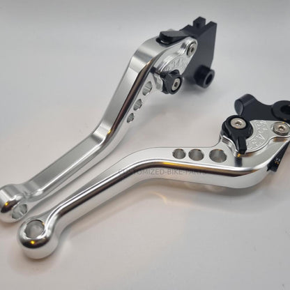 Royal Enfield GT 650 interceptor 19-23 | Short Clutch Brake Lever Set - Silver