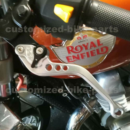 Royal Enfield GT 650 interceptor 19-23 | Short Clutch Brake Lever Set - Silver