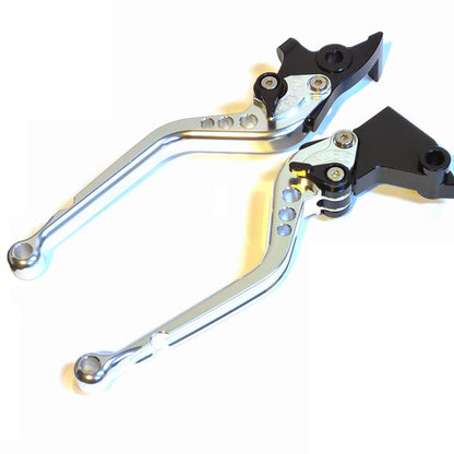 Royal Enfield GT 650 interceptor 19-23 | Long Clutch Brake Lever Set - Silver