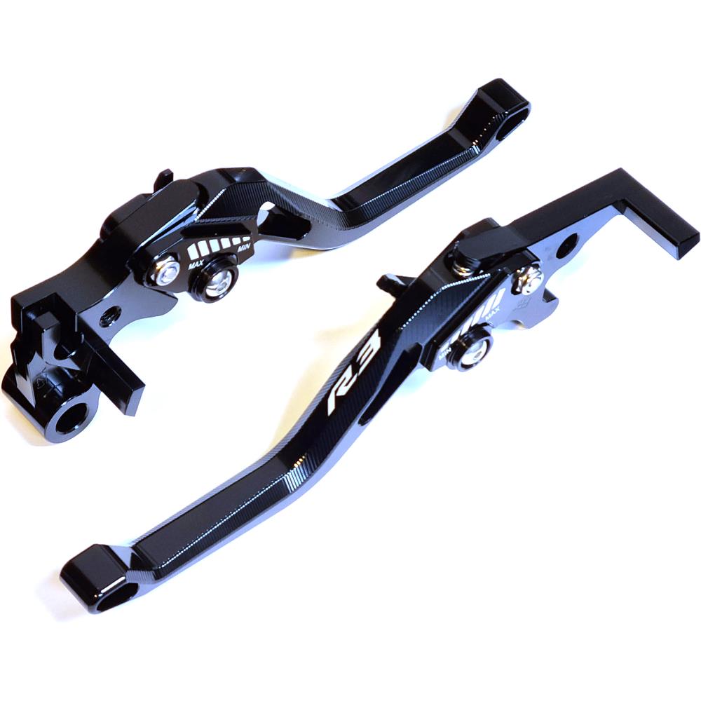 Yamaha YZF-R3 2014-2023 - Motorcycle Adjustable Clutch & Brake Levers Set Black