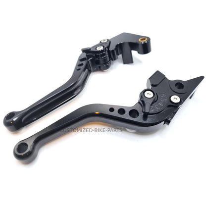 Short Black Clutch & Brake Levers For Yamaha FZ8 2011-2015