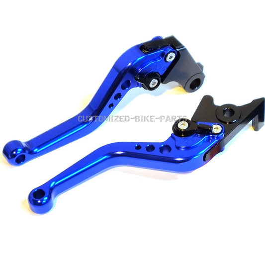 CNC Short Blue Clutch & Brake Levers Set For Honda GROM / MSX125 2013-2024