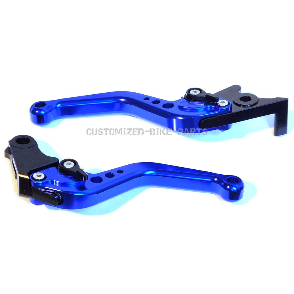 CNC Short Blue Clutch & Brake Levers Set For Honda GROM / MSX125 2013-2024