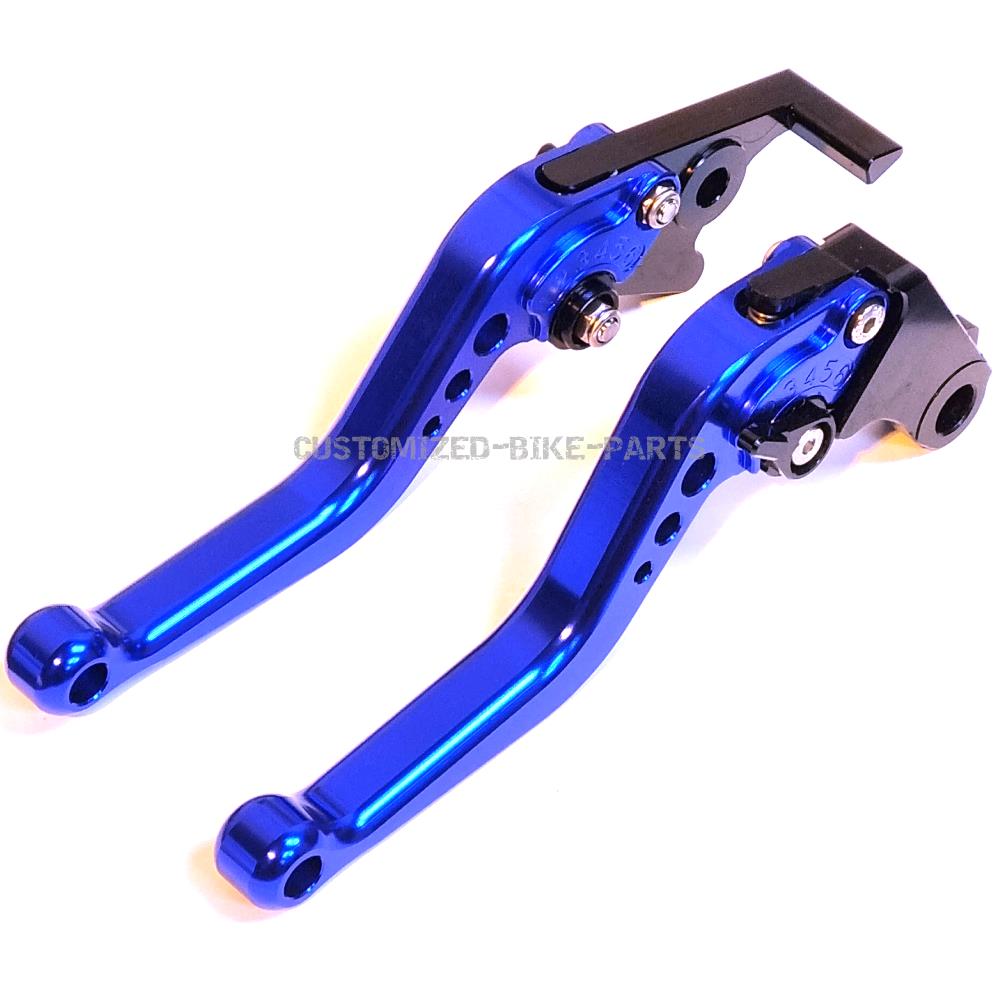 CNC Short Blue Clutch & Brake Levers Set For Honda GROM / MSX125 2013-2024