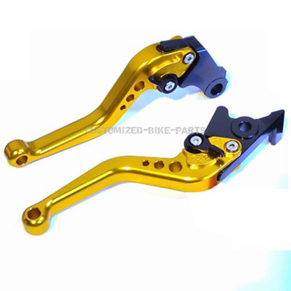 CNC Short Gold Clutch & Brake Levers Honda GROM / MSX125 2013-2024