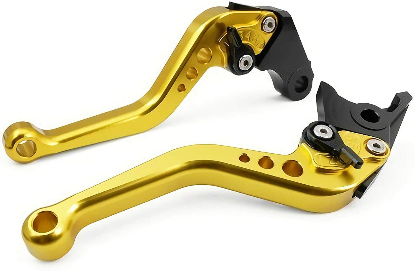 Short Gold Clutch & Brake Levers For Honda CBR 125 R CBR125 2005-2023