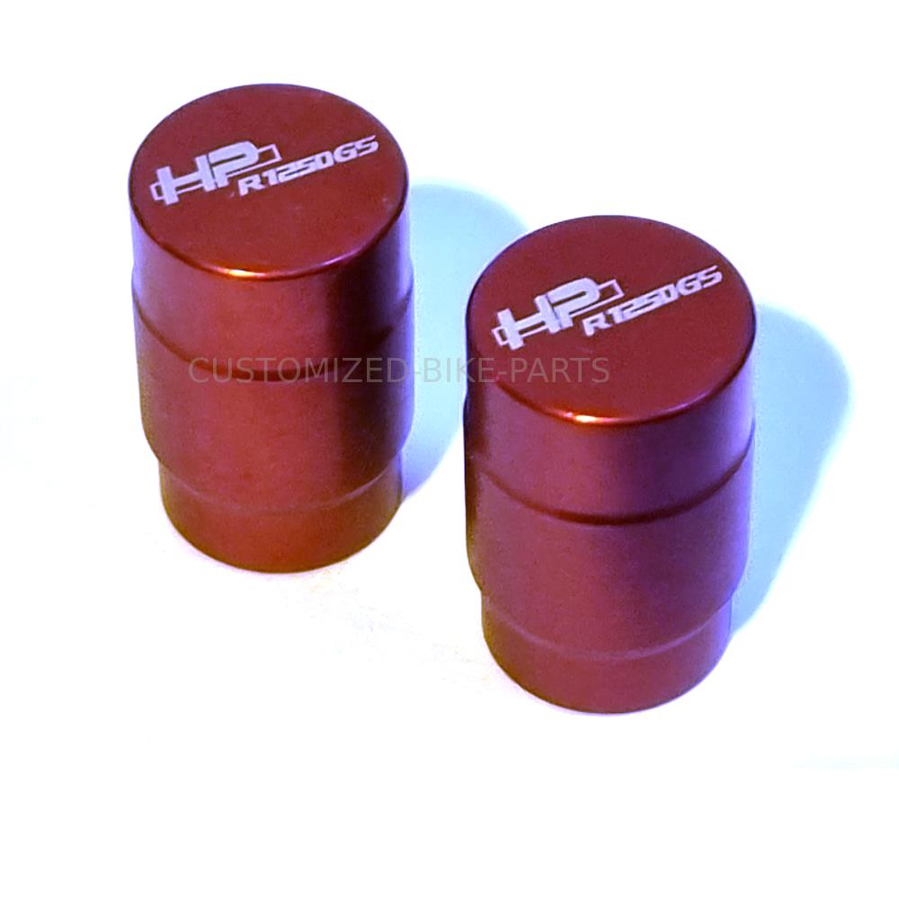 BMW R1250GS R 1250 GS HP CNC Aluminium Wheel Tire Tyre Valve Cap Covers - Red