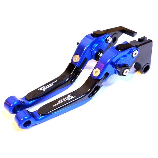 Blue/Black Adjustable Clutch Brake Lever Set - Yamaha Tenere 700 /XTZ 2019-2024