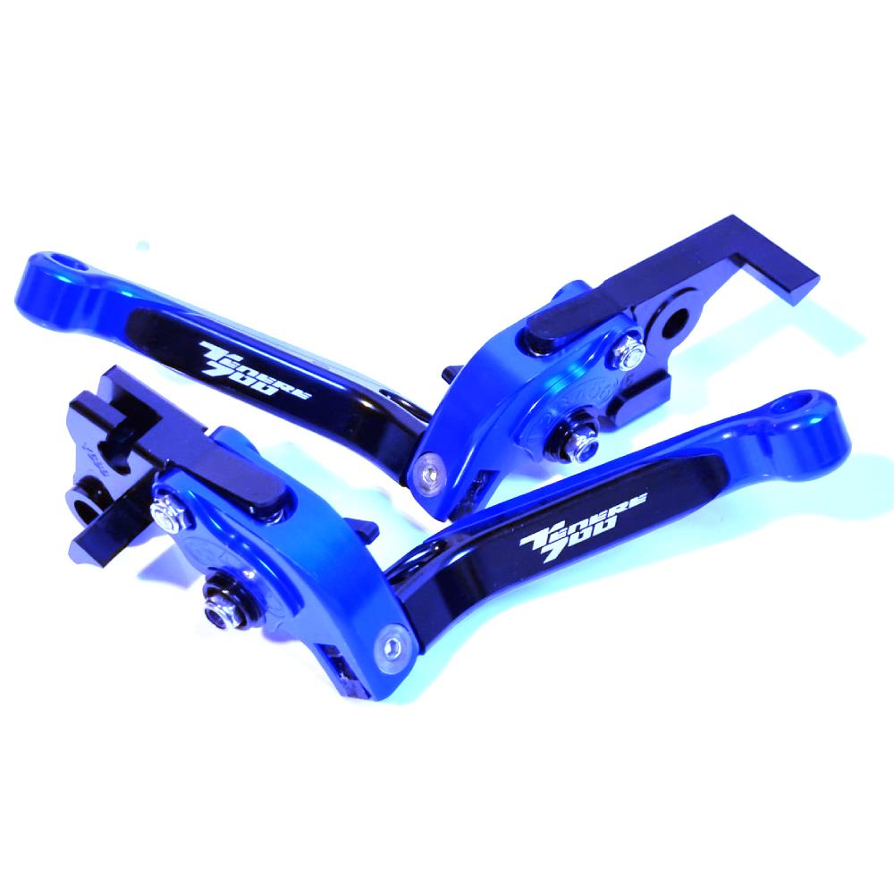 Blue/Black Adjustable Clutch Brake Lever Set - Yamaha Tenere 700 /XTZ 2019-2024