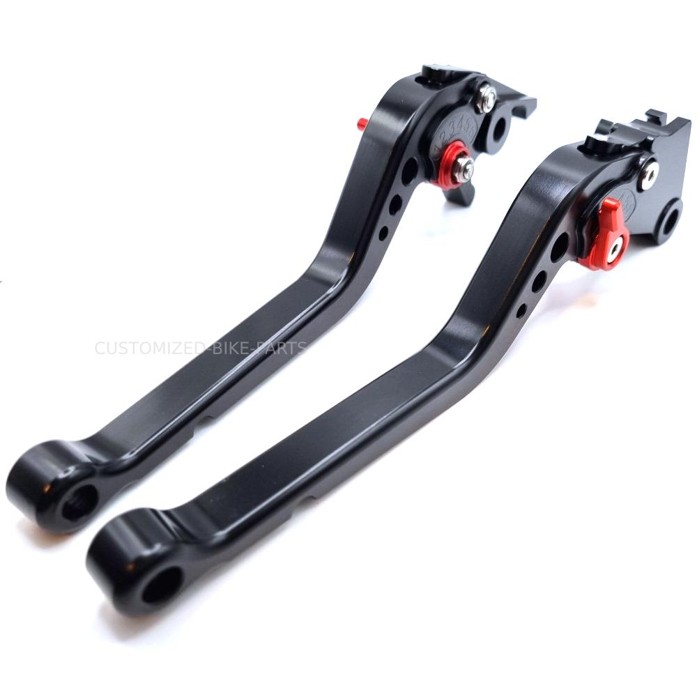 CNC Long Black Clutch & Brake Levers - BMW F 850 GS F850GS Adventure 2019-2023