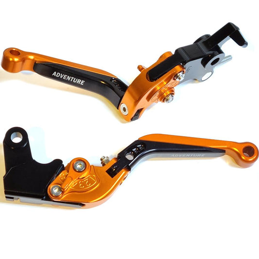 KTM 790 Adventure 2017-2024 | Adjustable Clutch Brake Lever Set Black / Orange